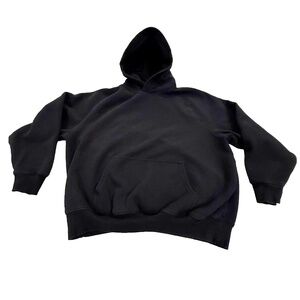 Aritzia Sweatfleece Cozy Fleeze Mega Fit Black Hoodie Sweatshirt; Men's Small